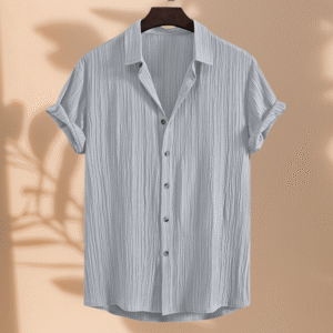 Grey Haze – Summer Textured Shirt | H-803
